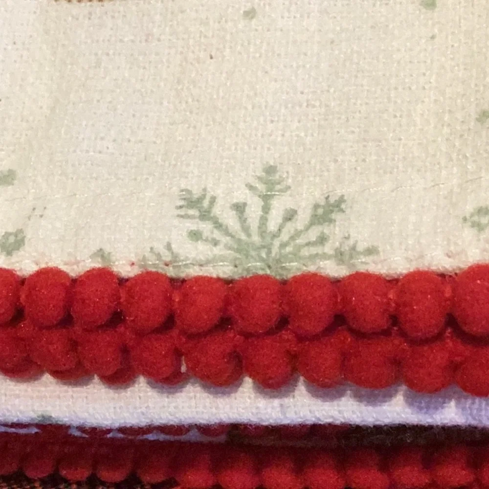 Rachel Zoe Gingerbread Christmas Kitchen Towels - set of 3.